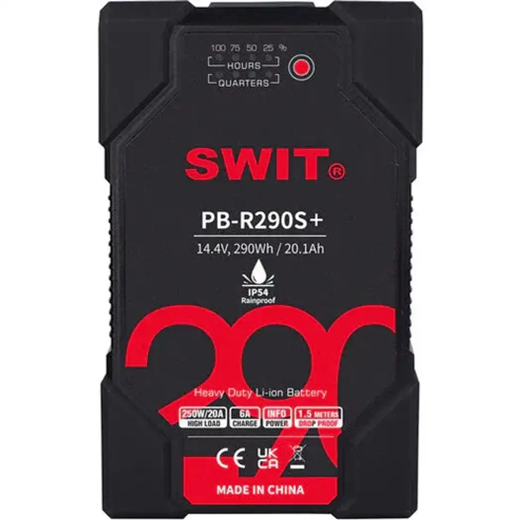 SWIT PB-R290S+ 290Wh Heavy-Duty IP54 Battery Pack (V-Mount) 