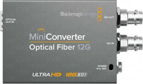 Blackmagic Mini Converter Optical Fibre 12G