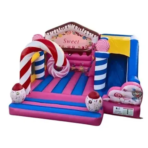 Mix Up Jumping castle with candy slide
