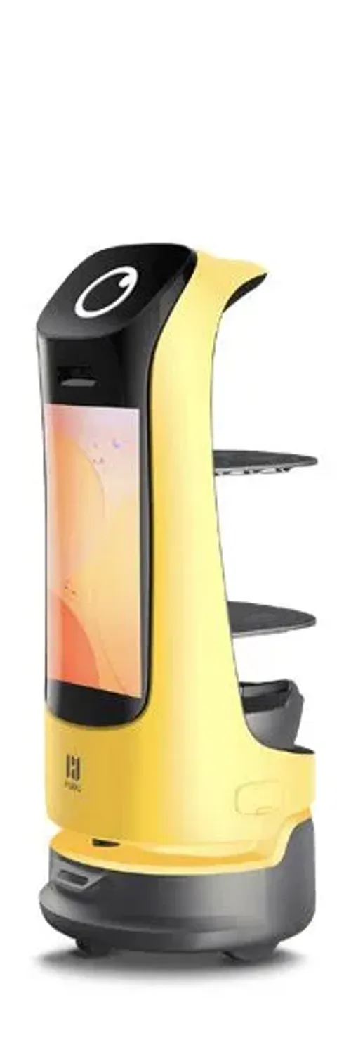 KettyBot – Smart Delivery & Reception Robot with Advertising Display for Marketing and Events