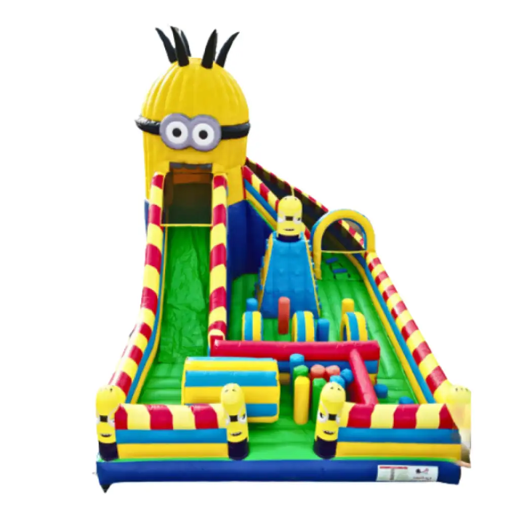 Maze with Minions Slide
