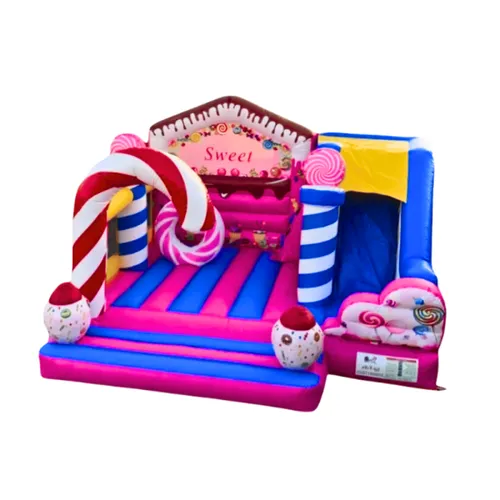 Jump with the candy slide