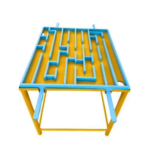 wooden maze