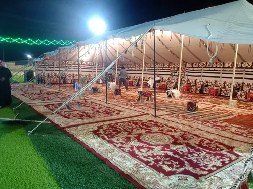 خيمه شعبيه تراثيه ١٠*٢٠ متر بيت شعر ابيضّ او اسود5