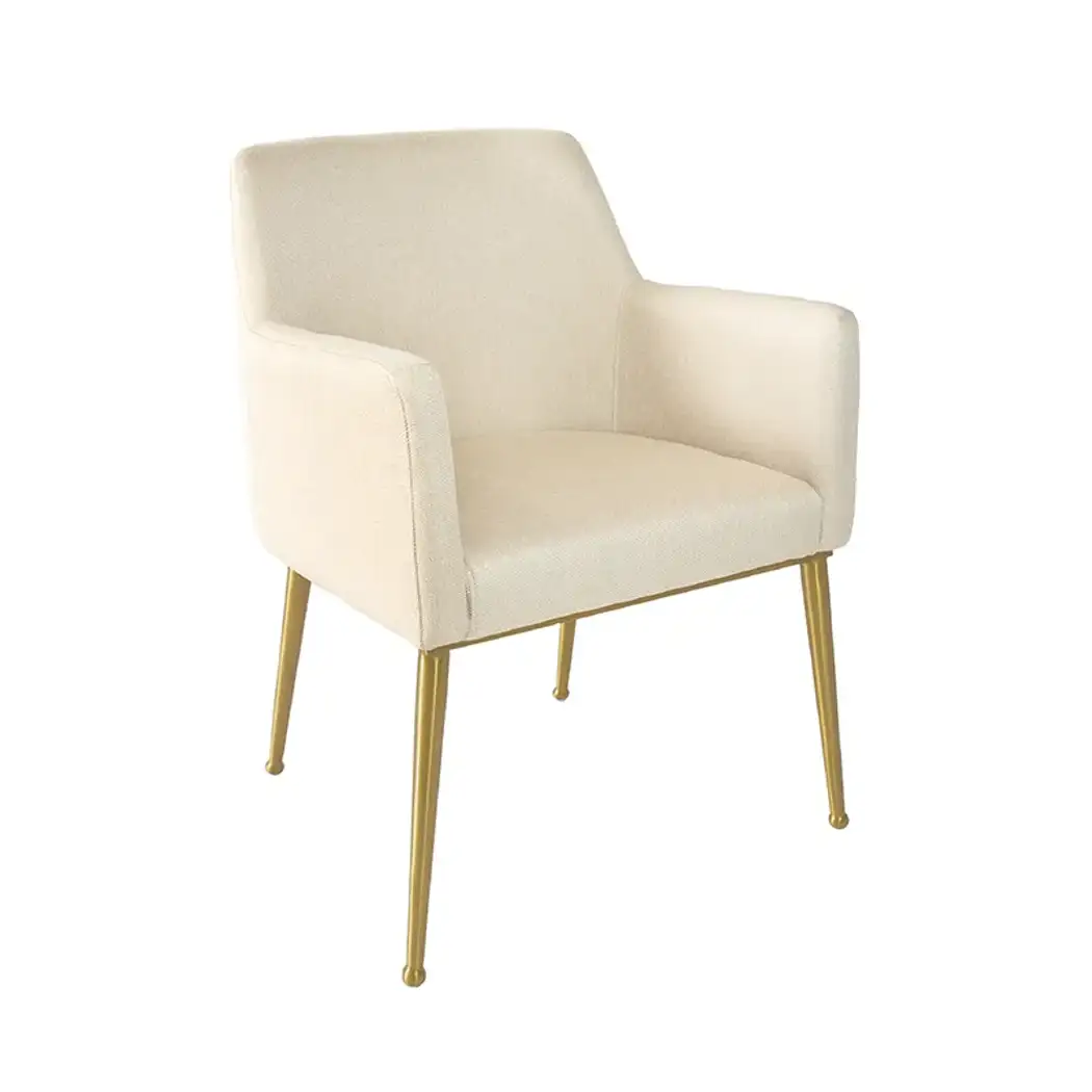 Saray Velvet Armchair Beige
