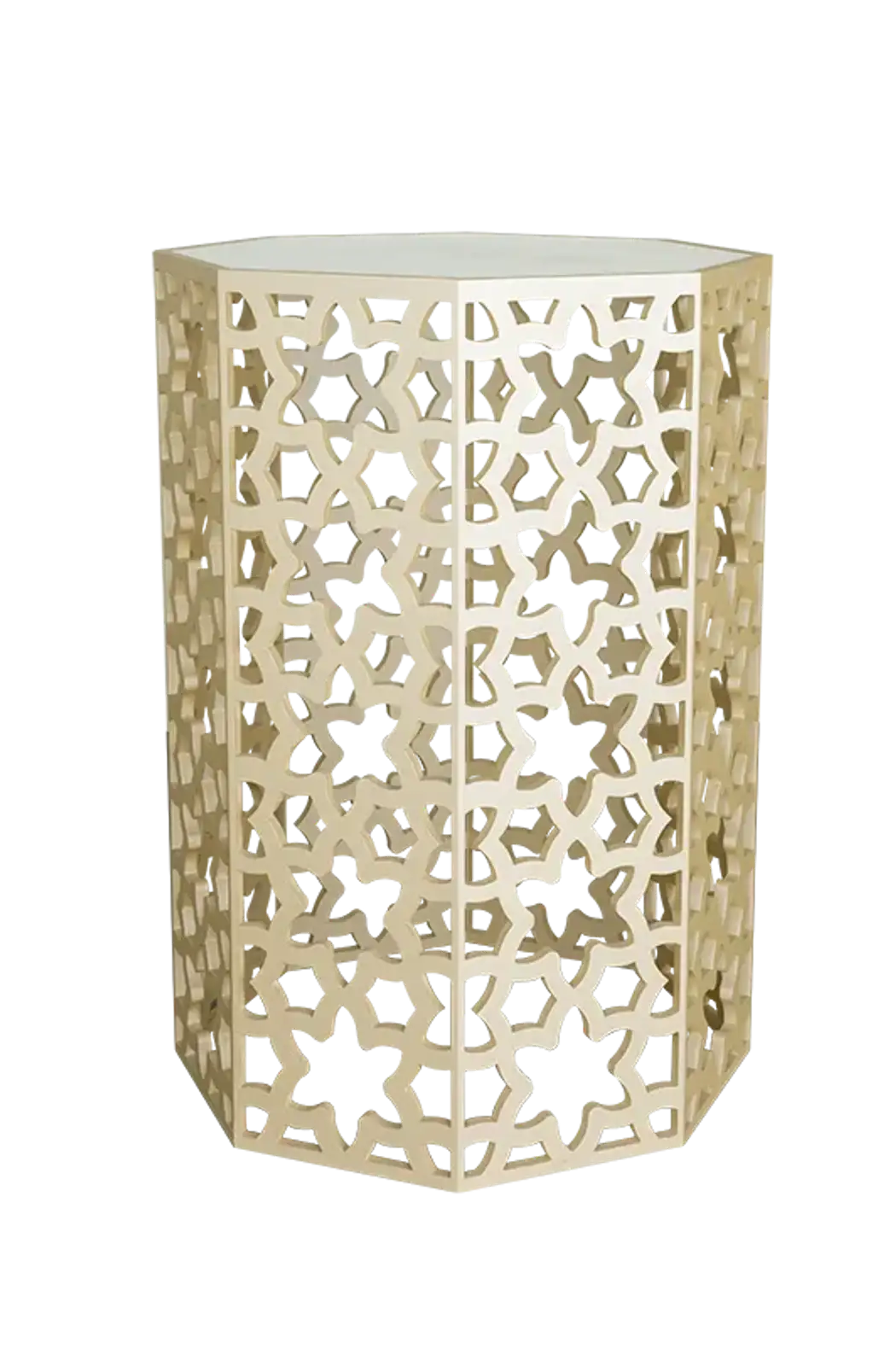 طاولة كوكتيل المدينة – قاعدة ذهبية بتصميم فاخر