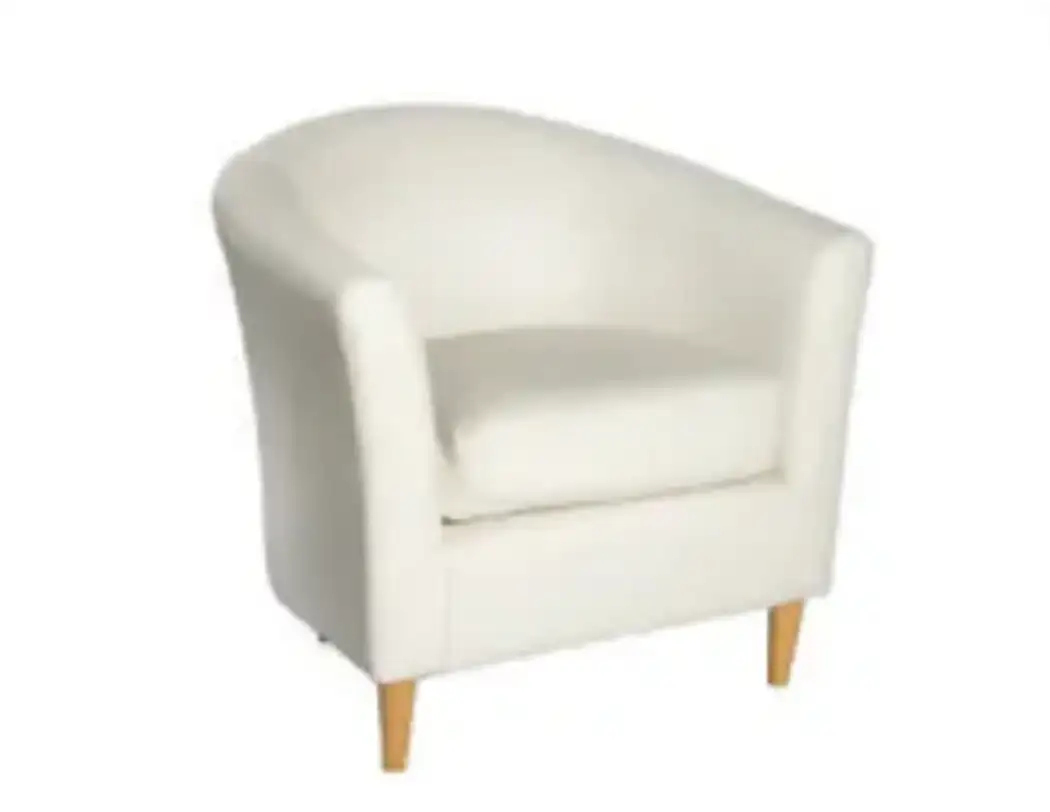 Tullsta Armchair White Leather
