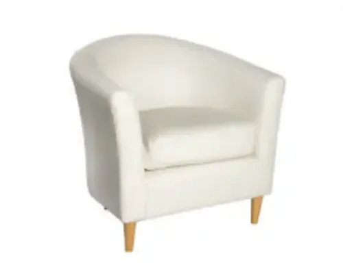 Tullsta Armchair White Leather
