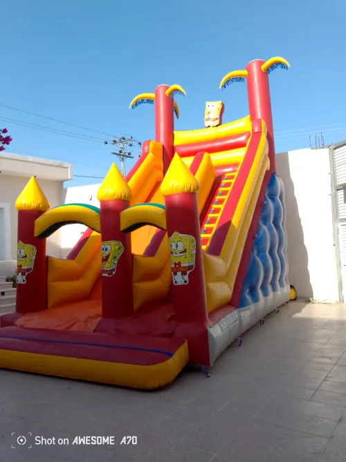 زحلقية سبونج بوب طول 8 إرتفاع 8 العرض 4 2