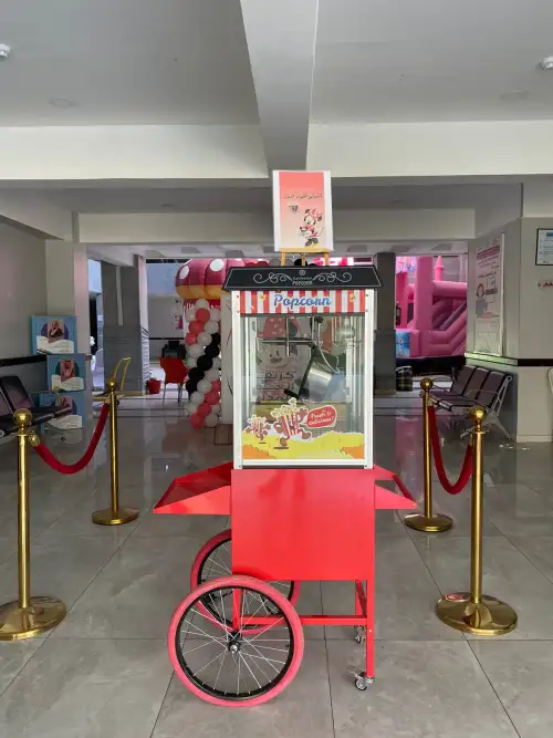 Classic Popcorn Cart for Event Rental