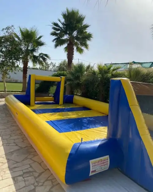Soapy Football Field for Recreational Activities & Festivals