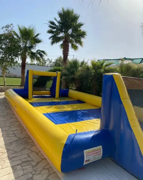 Soapy Football Field for Recreational Activities & Festivals