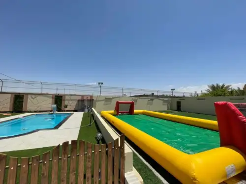Large Soapy Inflatable Field for Parties and Events