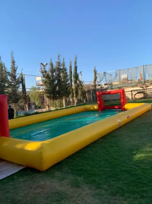 Large Soapy Inflatable Field for Parties and Events4