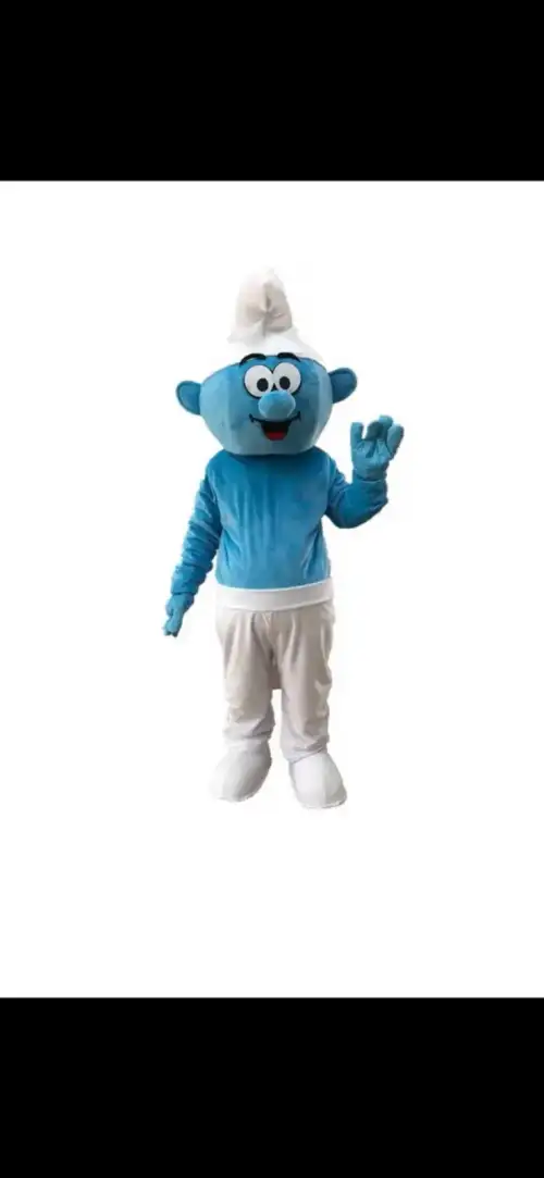 Strong Smurf Character Costume for Entertainment2