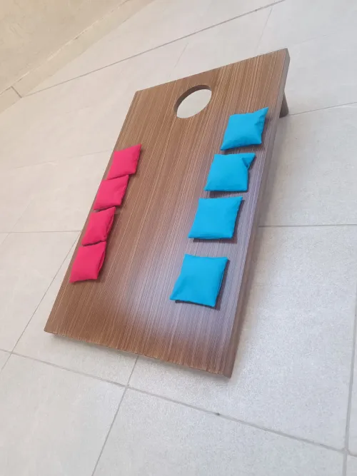 Sandbag Toss Game into Targets 80