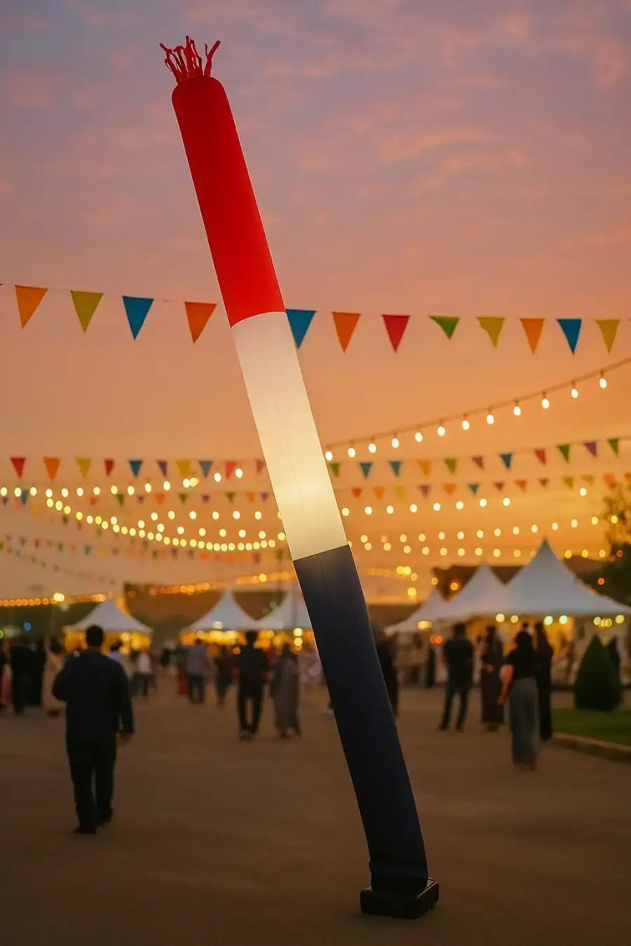 Inflatable Color Tube for Events