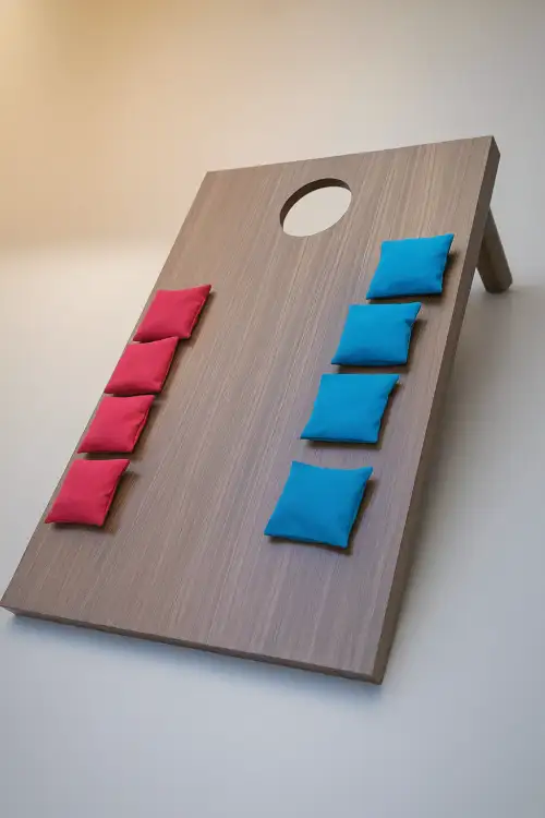 Sandbag Toss Game into Targets 80