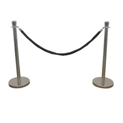 Pole Silver + Rope Black HRBXF