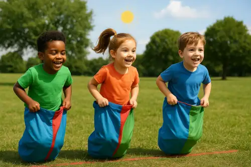 Colorful Sack Race Game for Physical Competitions 83