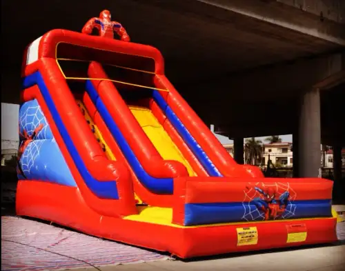 Spiderman Slide with Superhero Theme 142