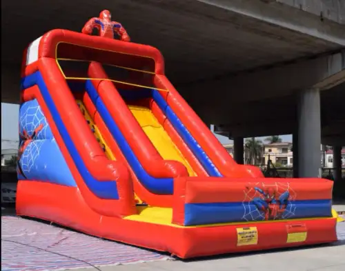 Spiderman Slide with Superhero Theme 14