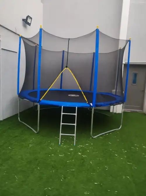 12ft Net Trampoline High-Quality Sports Entertainment 28