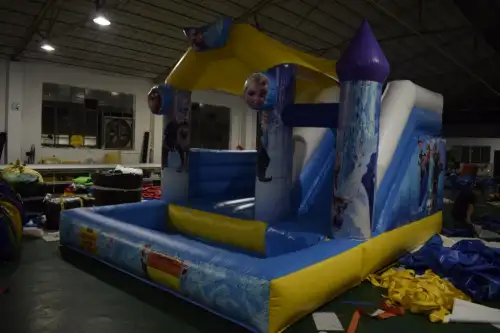 Trampoline with Slide & Colorful Ball Pool for Fun & Play 233