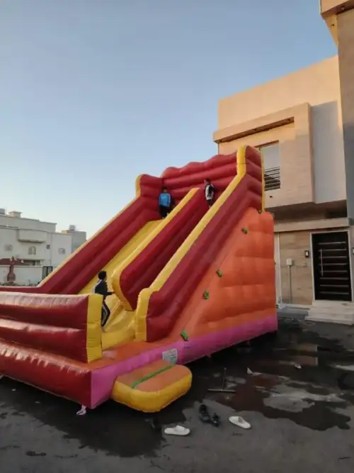 Color Water Slide with Interactive Design for Events 172