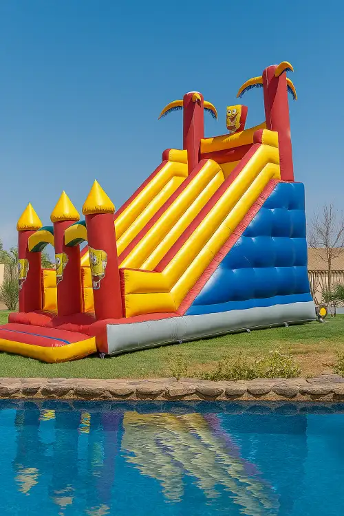 Large Dry Inflatable Slide