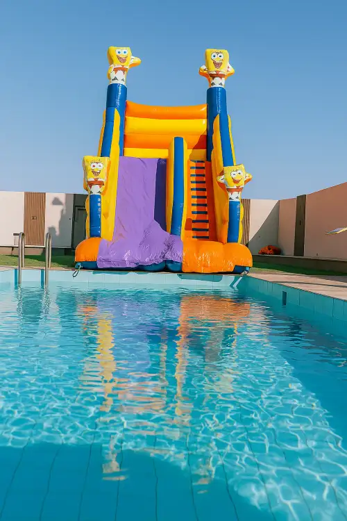 Inflatable Water Slide for In-Ground Pools
